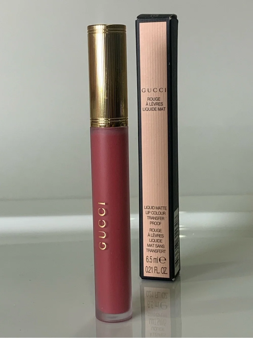 Gucci Rouge à Lèvres Liquide Mat Cornelia Pink 413